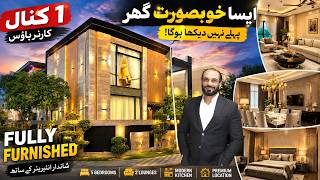 1 Kanal Fully Furnished Corner House for Sale in Bahria Town Lahore | Luxury Home Tour