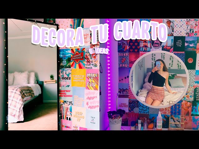 DIY * IDEAS AESTHETIC para DECORAR TU CUARTO con COSAS QUE TIENES EN CASA