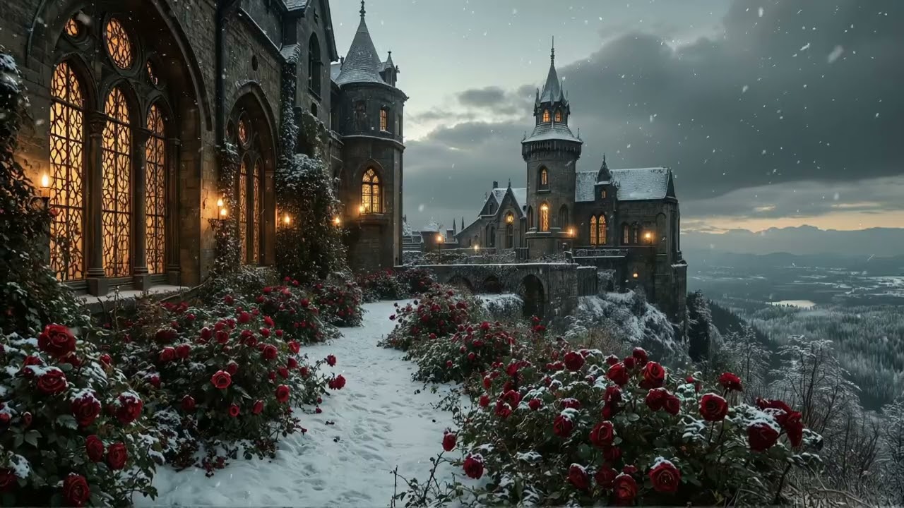 Tonton Dark Gothic Manor in the Falling Snow | Calm Winter Ambience | Dark Academia Music for Reflection di YouTube Tonton Dark Gothic Manor in the Falling Snow | Calm Winter Ambience | Dark Academia Music for Reflection di YouTube