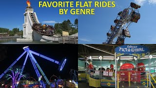 Favorite Flat Rides by Genre (2020) | Best Pendulum, Spinning, & Tower Rides