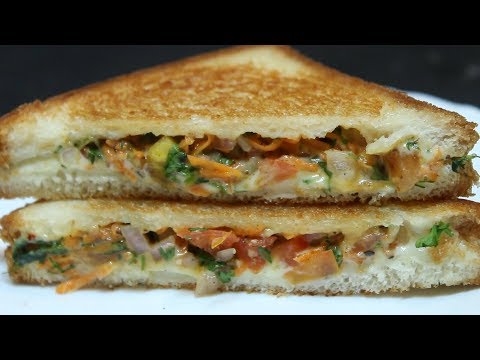 Veg Cheesy Sandwich Recipe || పిల్లలకు ఇష్టమయిన వెజ్ శాండ్విచ్