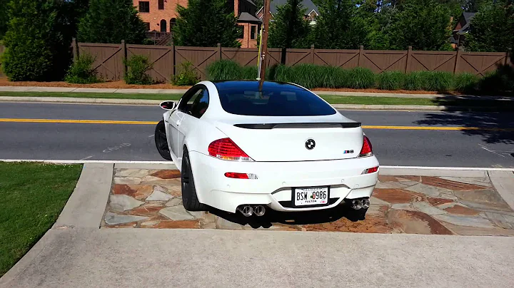 Bmw m6 2007 with meisterschaft gts exhaust