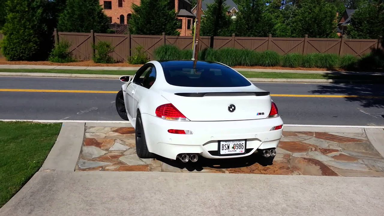 Bmw m6 2007 with meisterschaft gts exhaust