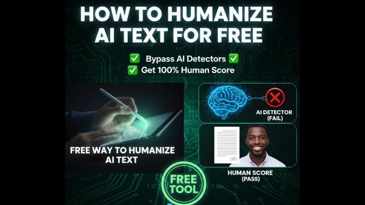 How to Humanize AI Text for FREE | Bypass AI Detectors & Get 100% Human ...