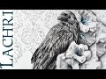 Water Soluble graphite review and raven painting demo w/ Lachri