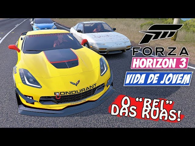 FORZA HORIZON 3 #7 NOSSO PRIMEIRO RACHA CORRIDA DE RUA - RASGANDO A  CIDADE (Português-BR) 