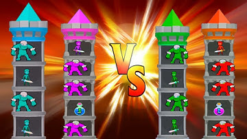 EVOLUTION MAX LEVEL in Hero Tower Wars - Castle War Games