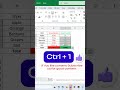 Excel shortcut for beginners  #ExcelTips  #LearnExcel  #ExcelTutorial- #MicrosoftExcel #excel