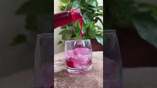 ROSE MILK RECIPE - WITH HOMEMADE ROSE SYRUP | Easy Summer Recipe #shorts #viral #subscribe #trending