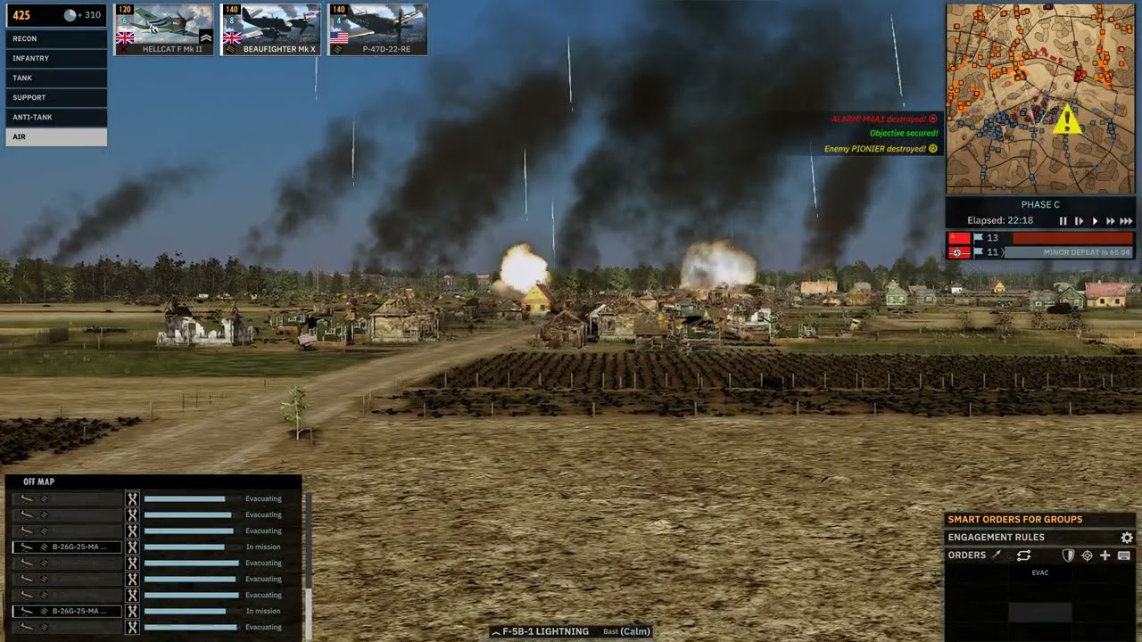 Carpet Bombing - Steel Division 2