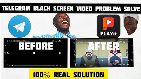 movie black screen problem ||#telegramblackscreenproblem#fix 💯 really @kannadatechpraveen3385