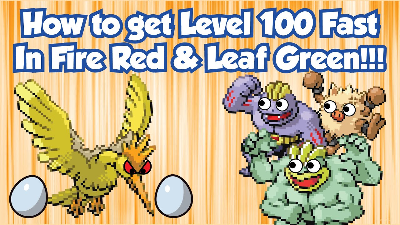 THE BEST EXP GRIND SPOT IN POKEMON FIRE RED & LEAF GREEN!!! + Unlimited  Money! 