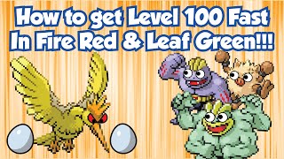 THE BEST EXP GRIND SPOT IN POKEMON FIRE RED & LEAF GREEN!!! + Unlimited Money!