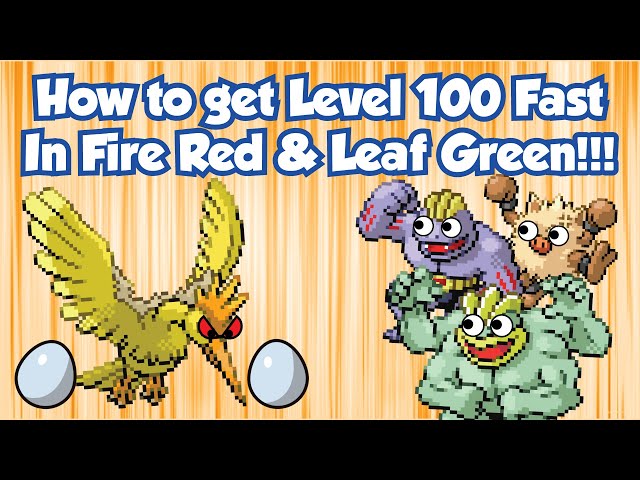 THE BEST EXP GRIND SPOT IN POKEMON FIRE RED & LEAF GREEN!!! +