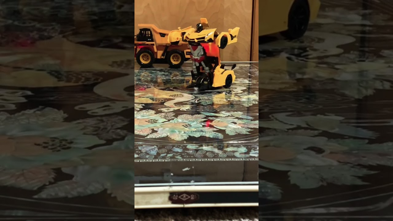 Yellow Modern Robot Car 