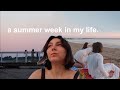 a week in my life: summer edition | sunset beach picnic and a trip to boston