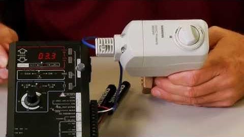 Siemens Wiring an SSC61U Actuator with a Modulating Control Signal