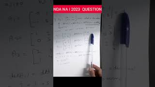NDA NA I 2023 QUESTION #NDA #NDA2023 #NDA2024 #ndashorts