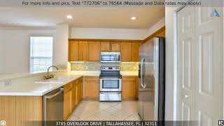 Priced at $364,500 - 3785 Overlook Drive, TALLAHASSEE, FL 32311