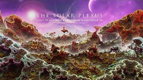 My first Mandelbulb 3d flight animation "the solar plexus"