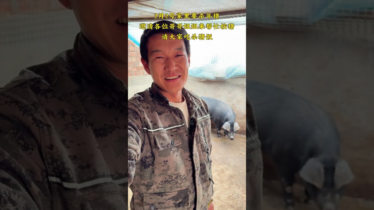Piggy Prepped: Ordering Online for the New Year Slaughter - YanchiBaoming NewYearPigSlaugh