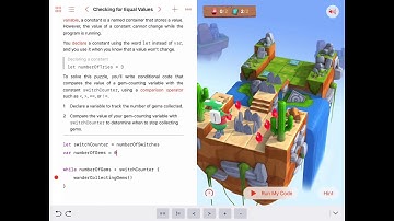 Checking For Equal Values - Swift Playgrounds - Variables