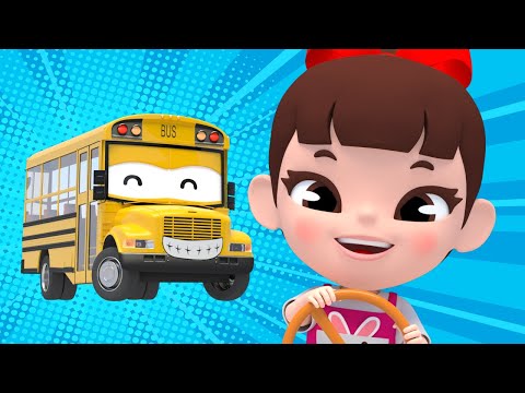 <strong>Beep</strong> <strong>Beep</strong>!! Wheels On The Bus Song | Super Lime And Toys Nursery Rhymes &amp;amp; Kids Songs