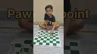 Piece value | How many points is each chess piece worth | PV1 | #shorts #chess  @yuvanchess