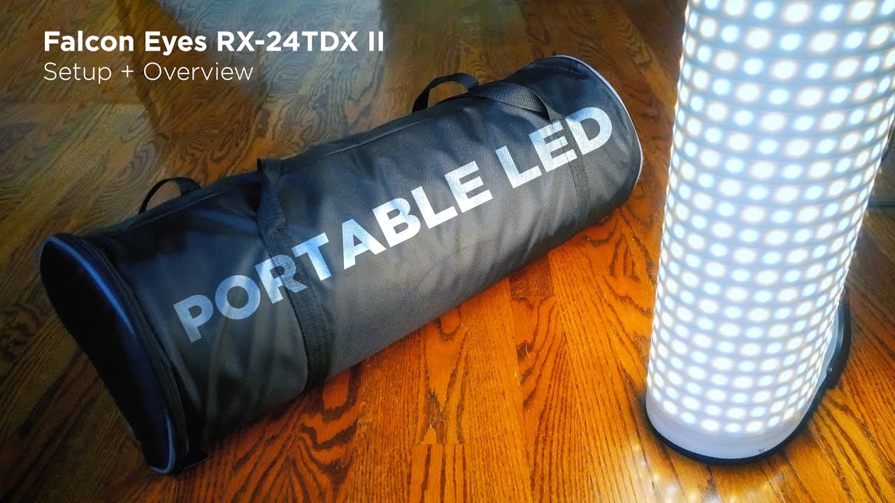 LARGE & portable LED that you can carry anywhere? Heck yeah | Falcon Eyes RX 24TDX II
