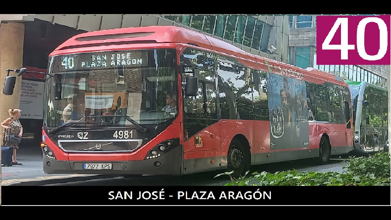 Zaragoza | Avanza | Línea 40 / San José - Plaza Aragón