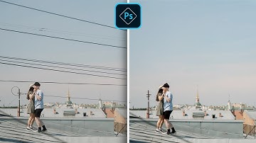 Remove IMPOSSIBLE Power Lines from Any Photo in Photoshop