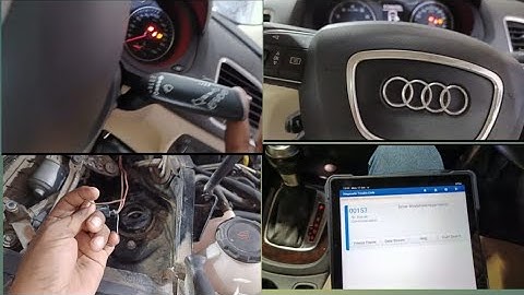 How To Repair Front Wiper Not working Audi Car /windshield washer Not working Audi Car wiring fault