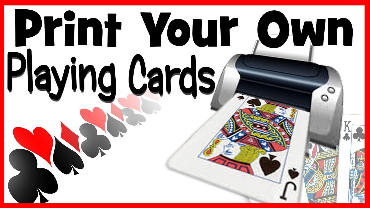How to Make Your Own Custom Gaff Playing Cards