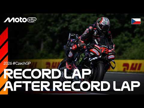 Destroying the record in the last 5 minutes of MotoGP Practice 🤯 | 2026 Czech GP
