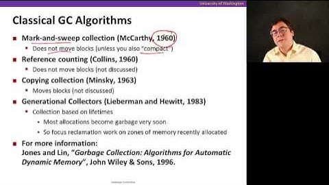 Memory Allocation, Video 5: Garbage collection