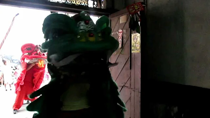 Traditional Lion Dance & Firecracker @ My Ancestral House In Binondo#2....