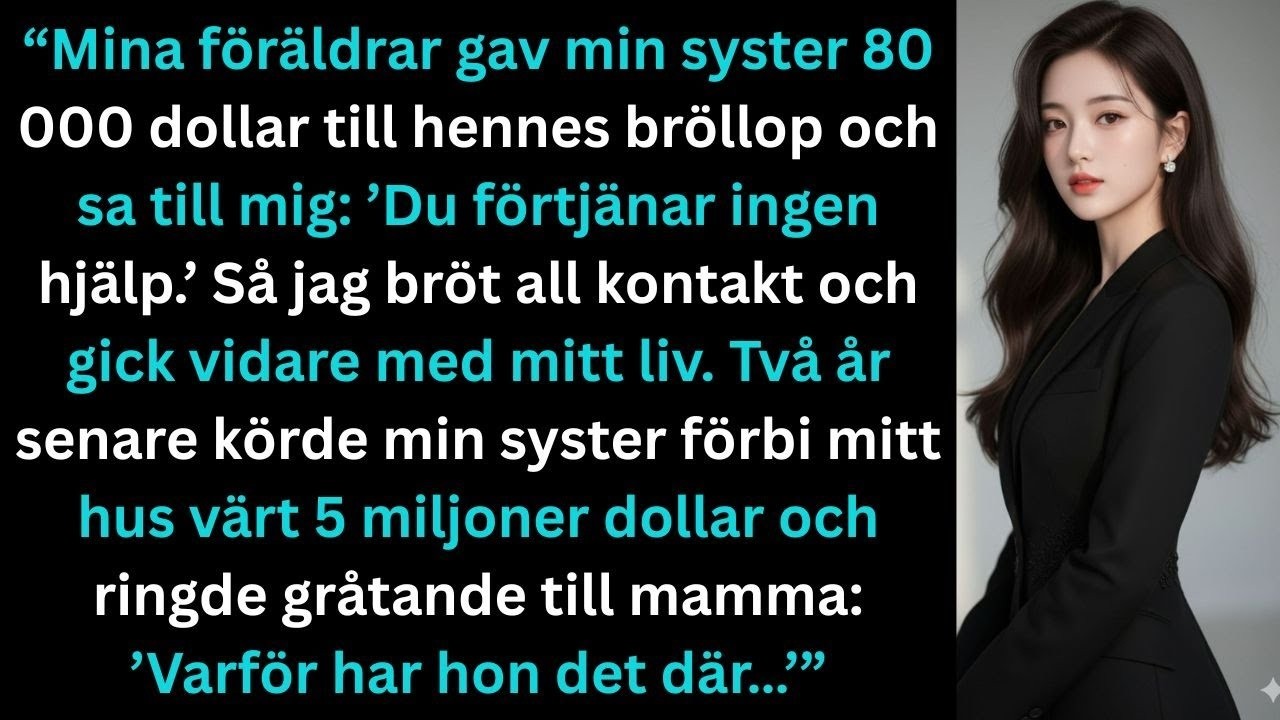 "Du förtjänar ingen hjälp, Muriel." Min mammas ord skar genom luften som en kniv den där söndagsmiddagen för två år sedan, och rummet började snurra. Jag hade precis fått höra att mina föräldrar...
