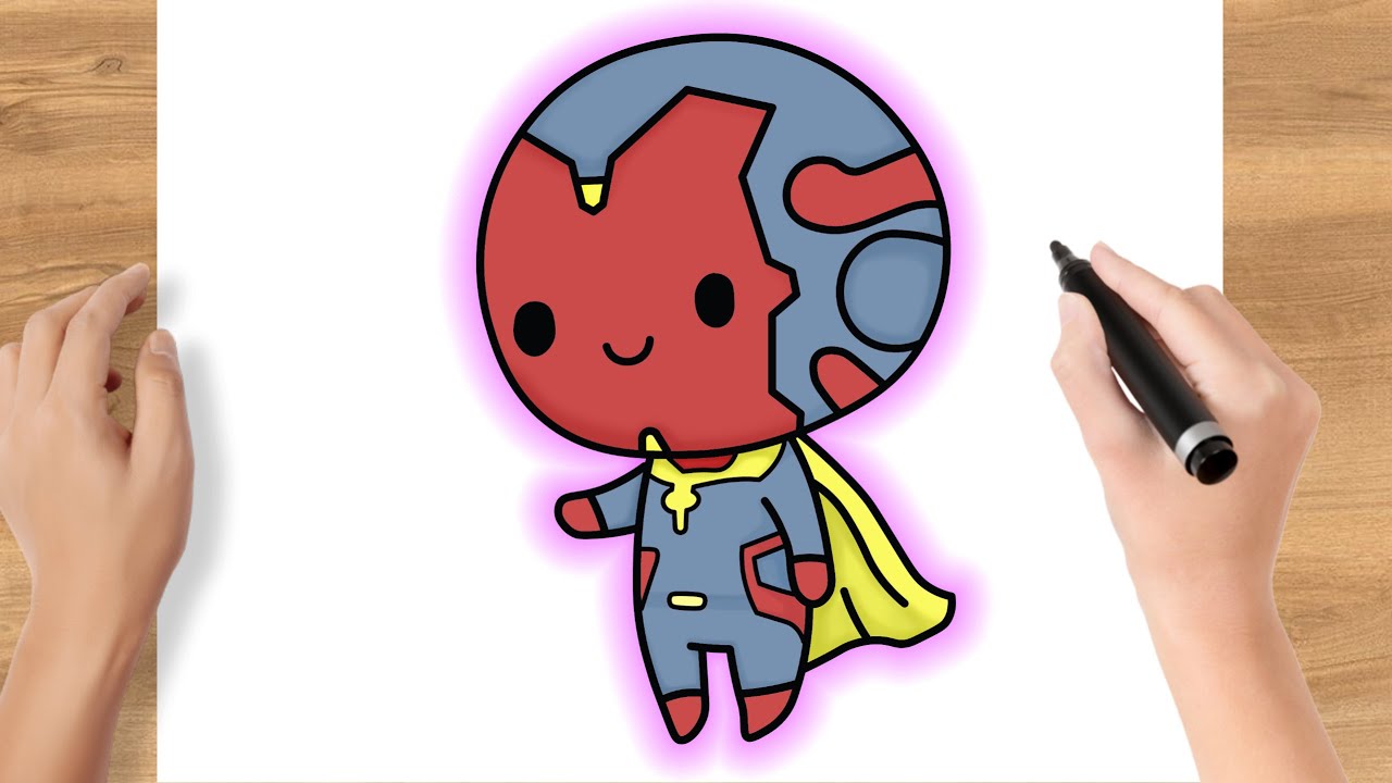 How to Draw a Cute Vision Easy - YouTube