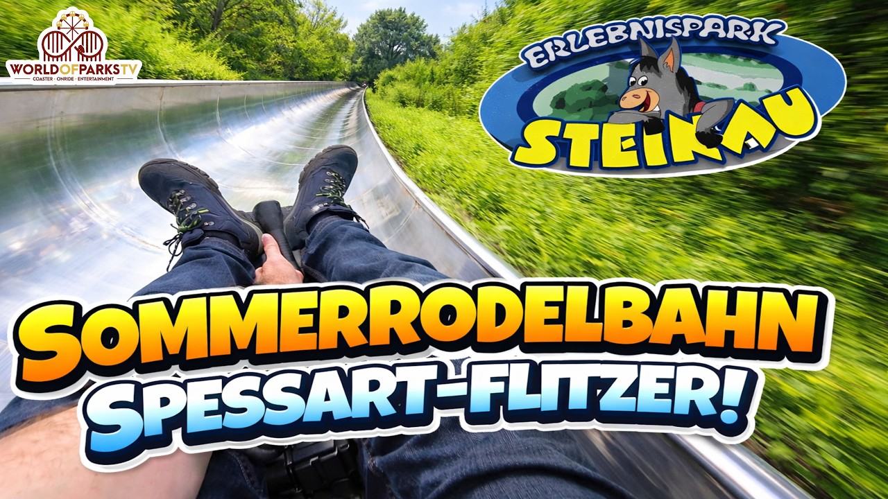 Onride Sommerrodelbahn Spessart-Flitzer 🎢 | Erlebnispark Steinau – Adrenalin & Natur pur! Rodelbahn