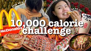 10,000 CALORIE CHALLENGE 칼로리 챌린지 | what I eat in a day [ENG/KOR 한국 자막]