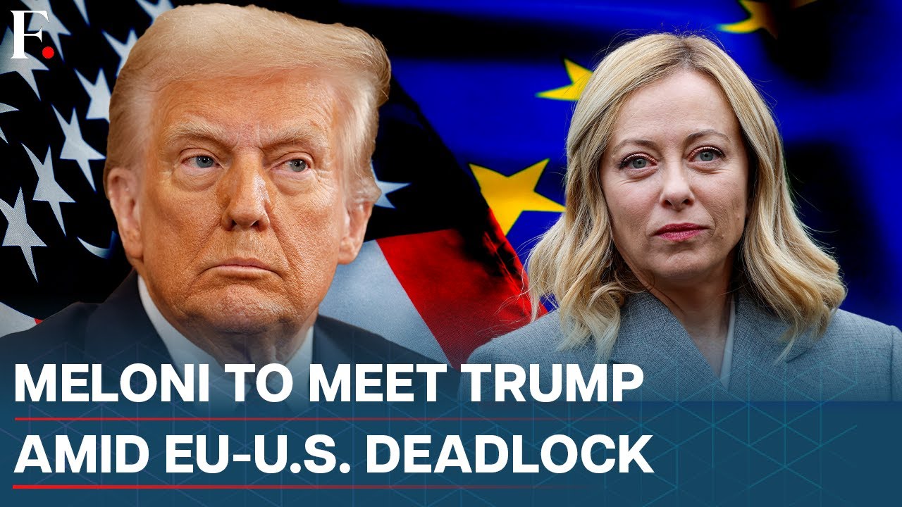 Italian PM Girogia Meloni To Meet US President Trump Amid Europe-US Trade Tensions | N18G