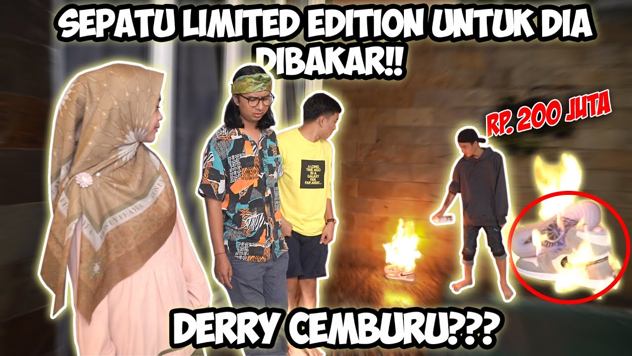 SUSAH PAYAH DAPETIN SEPATU LIMITED EDITION UNTUK DIA!! Malah Dibakar..