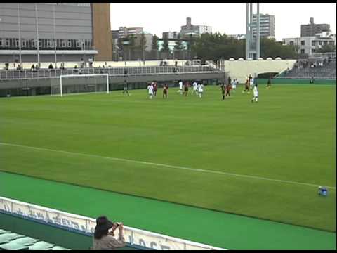 【2010駒澤大学サッカー部】関東後期 対中央 『蒲田行進曲（湯澤洋介）』
