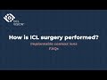 How is icl surgery performed  implantable contact lens faqs  ocl vision