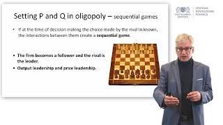 Simultaneous And Sequential Games In Oligopoly L14.2