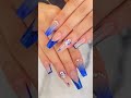 DISEÑOS de UÑAS color AZUL REY 💅🏻💙... #tips #belleza #shorts #beautiful #uñas