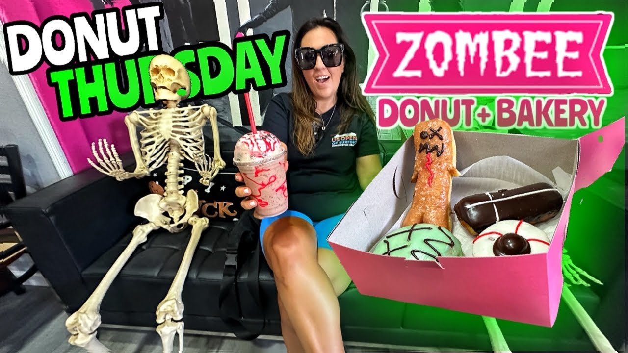 ZOMBEE DONUTS! Orange County California Donut Shop with a CREEPY