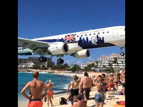 Video till Låg landning på Saint Martin