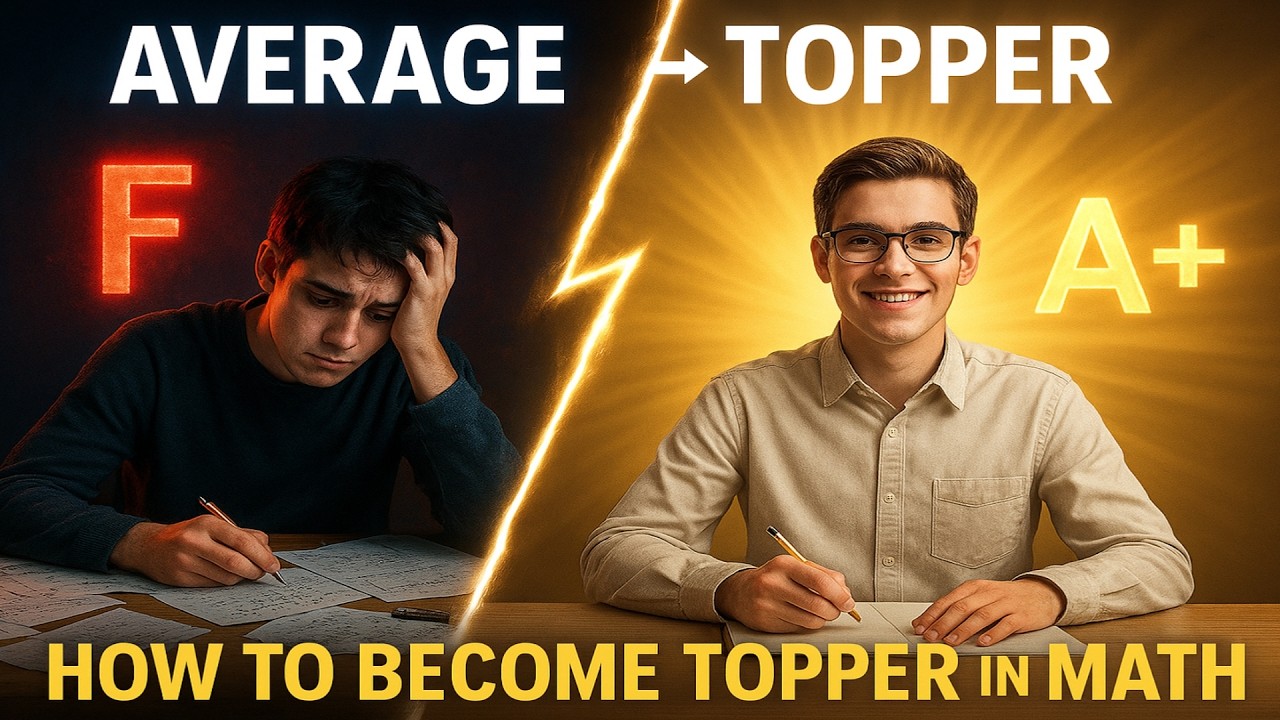 Stop Failing in Math – The Secret Plan Toppers Use! - YouTube