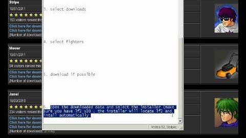 how to add lf2 characters